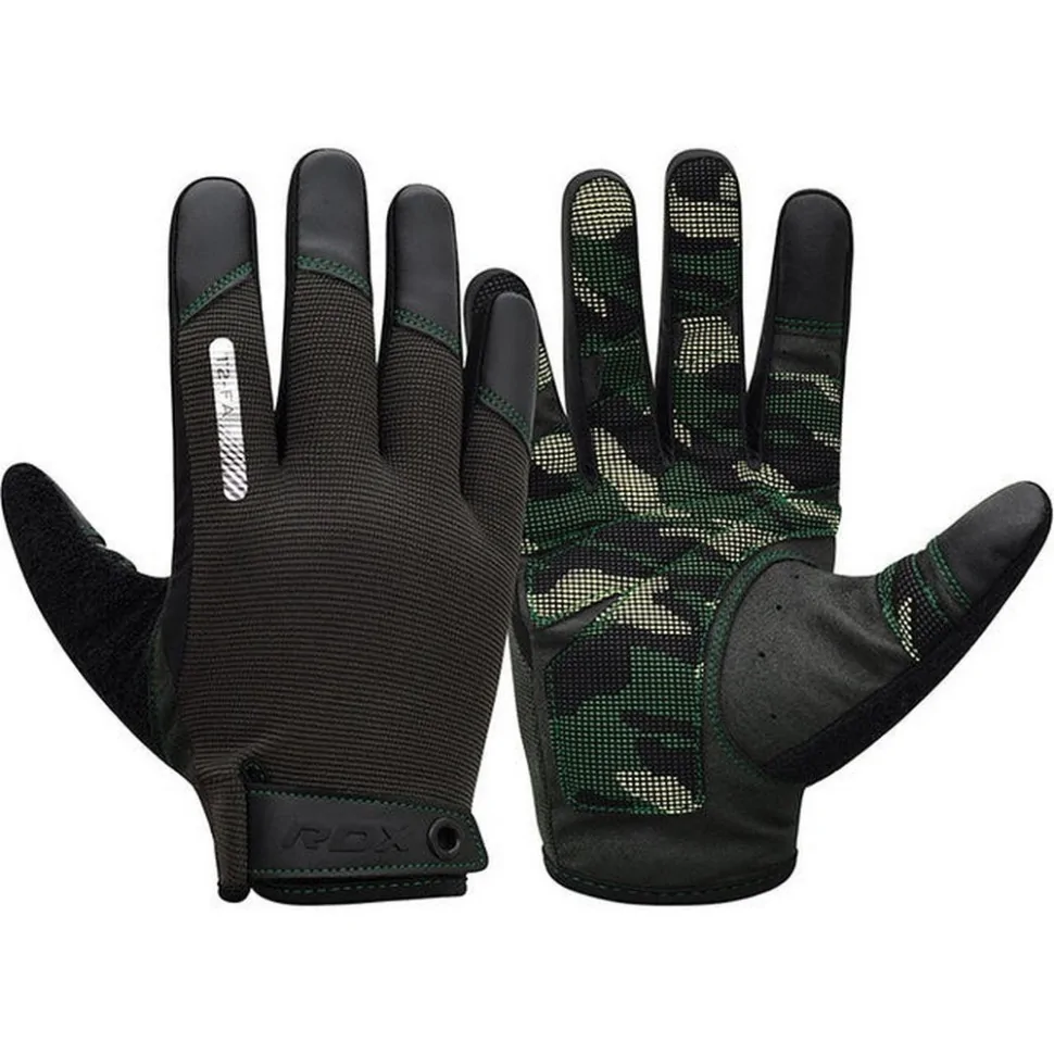 Рукавички для фітнесу T2 Touch Screen Friendly Full Fingerf RDX Inc Limited WGA-T2FA-XL, Green XL