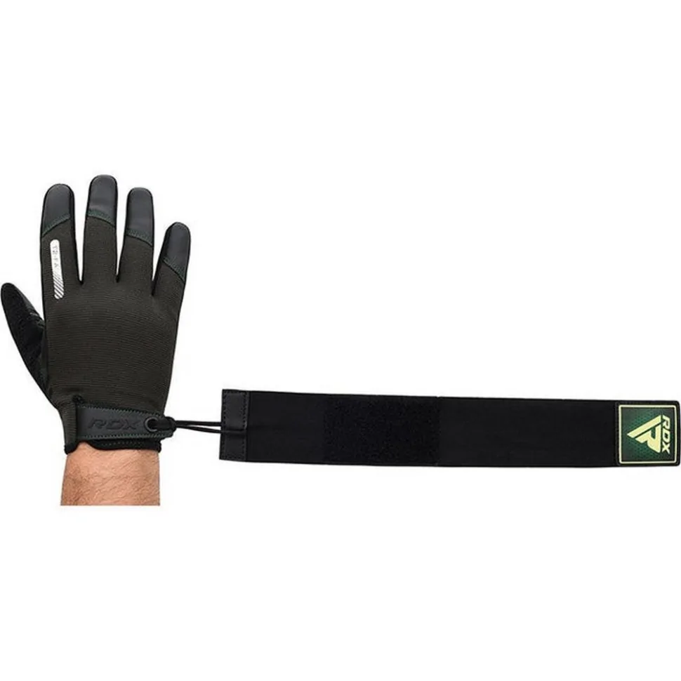Рукавички для фітнесу T2 Touch Screen Friendly Full Fingerf RDX Inc Limited WGA-T2FA-XL, Green XL