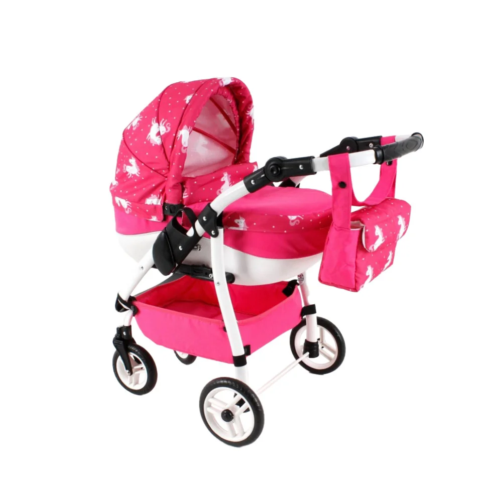 Коляска для куклы Adbor Lily Sport LS-23 с сумкой