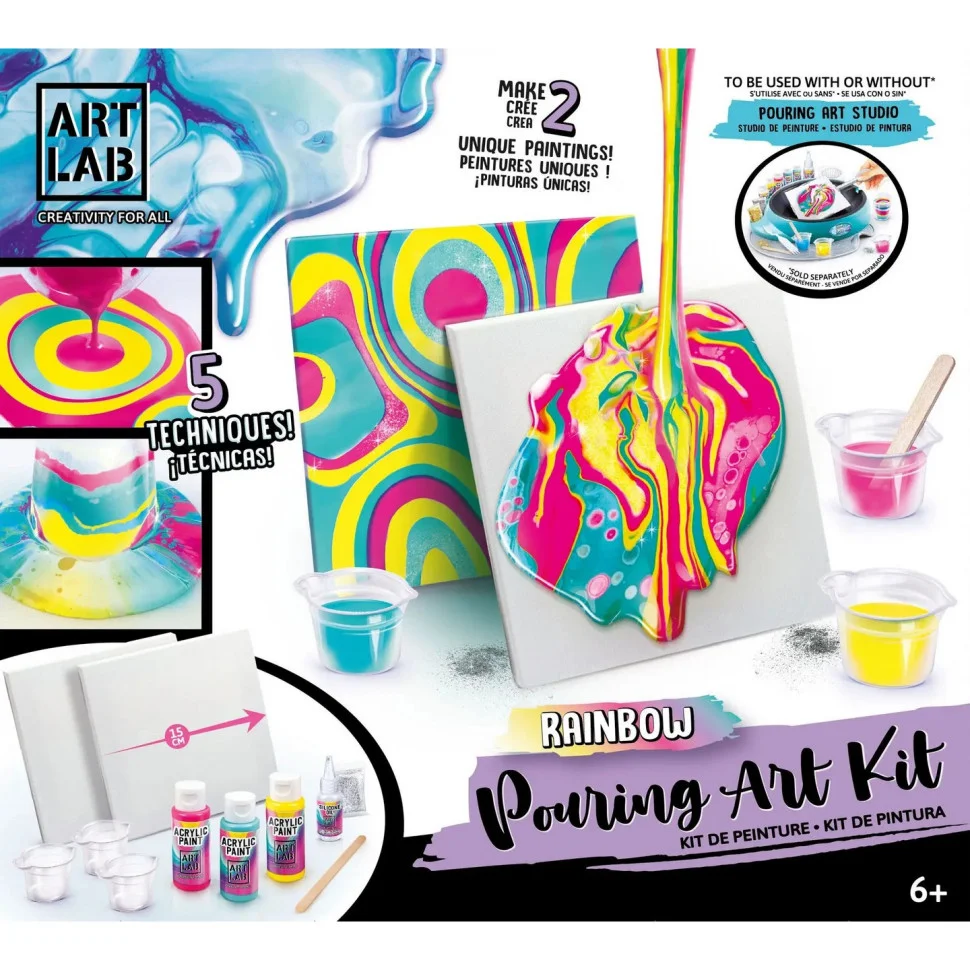 Набор для творчества Art Lab - Rainbow CanalToys ART002_2 жидкий акрил