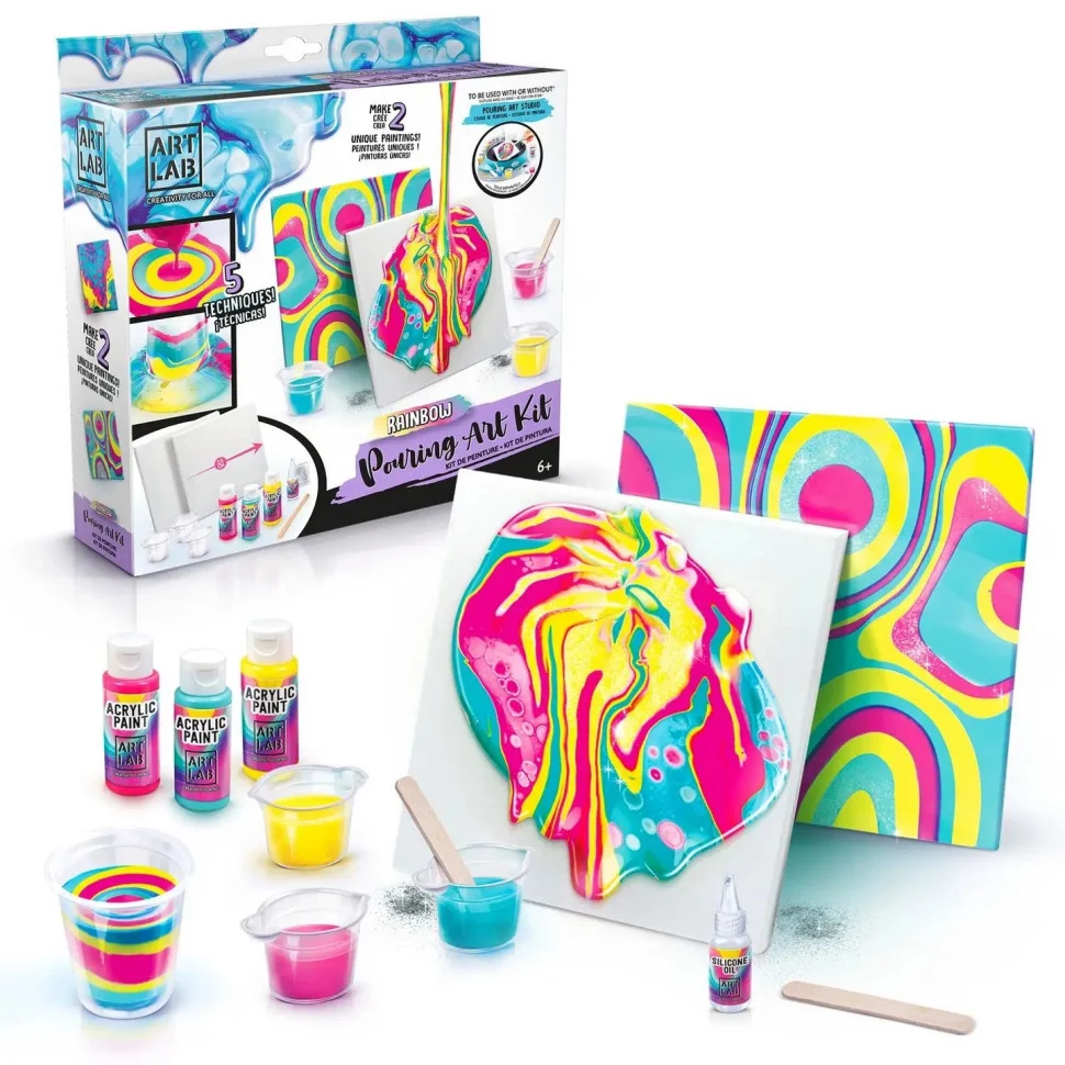 Набор для творчества Art Lab - Rainbow CanalToys ART002_2 жидкий акрил