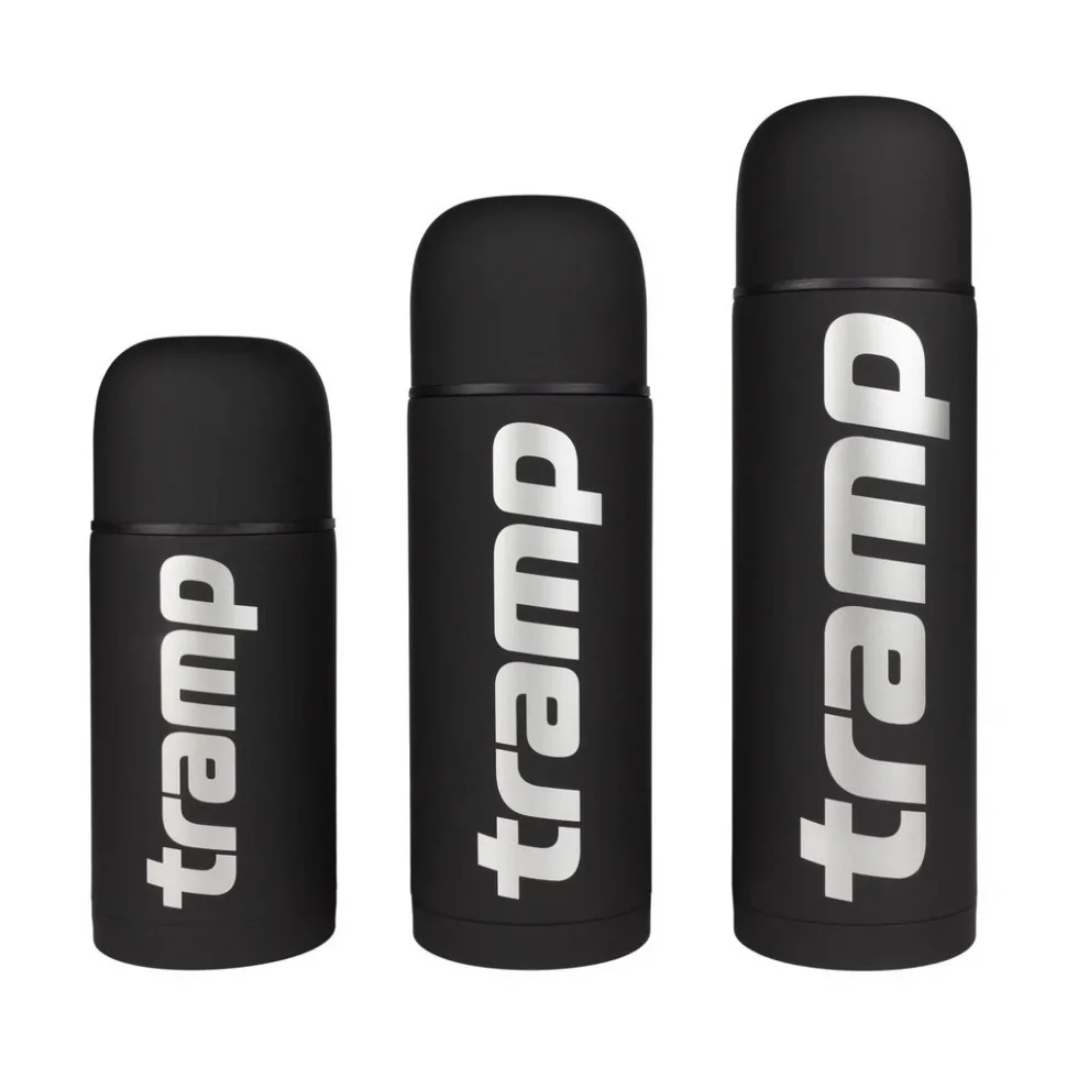 Термос Soft Touch Tramp UTRC-110-black, черный 1,2 л