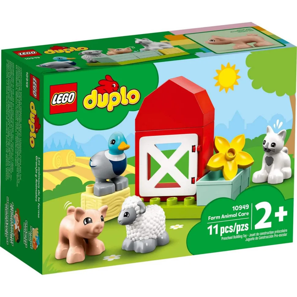 Конструктор LEGO DUPLO Уход за животными на ферме 10949