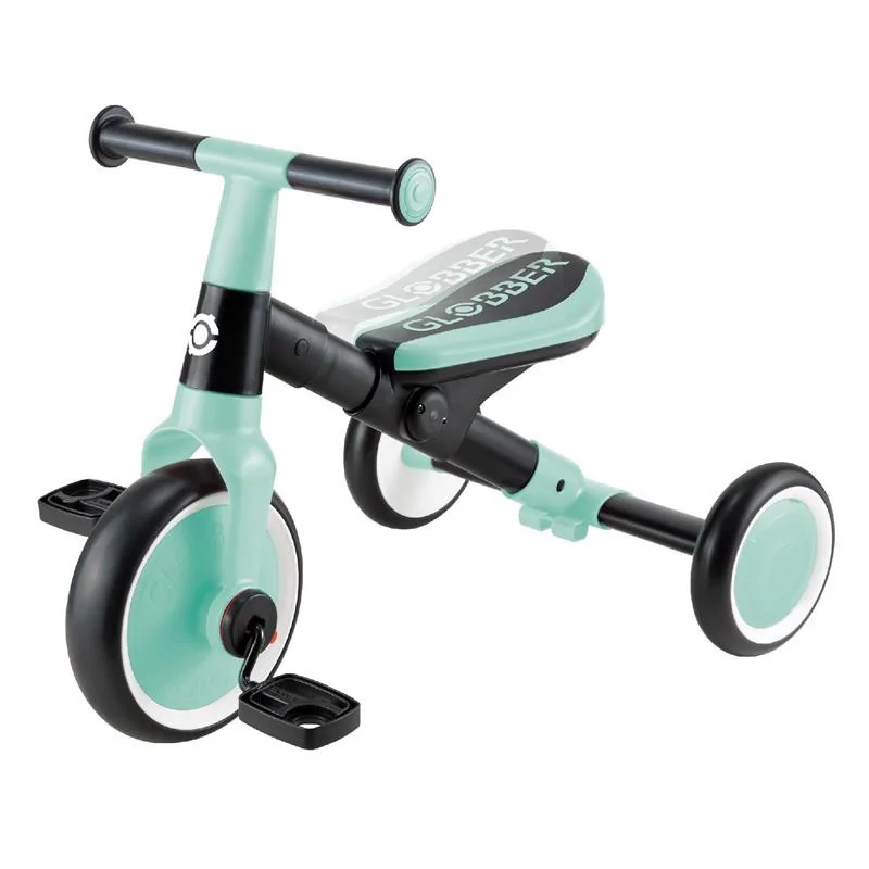 Велосипед дитячий LEARNING TRIKE 2в1 GLOBBER 735-206 м'ятний, до 20кг, 3 колеса