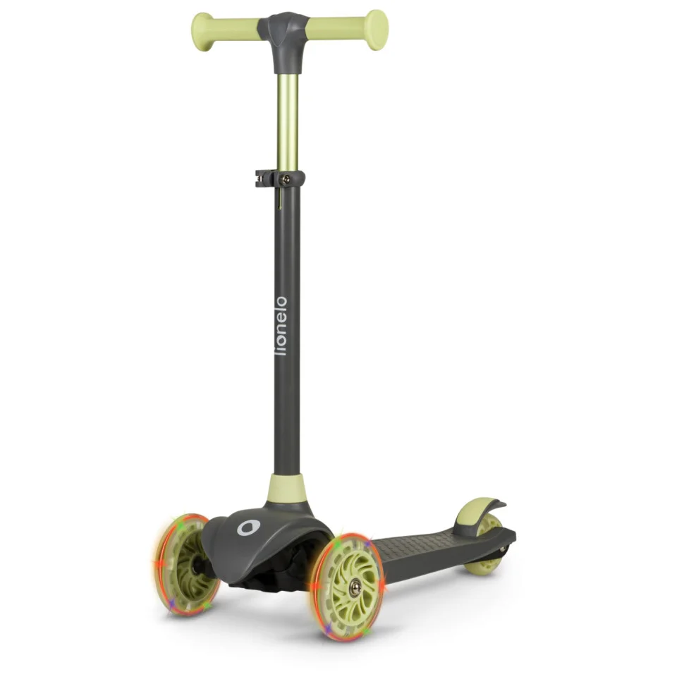 Дитячий самокат триколісний JESSY Lionelo 69842081 GREY GREEN