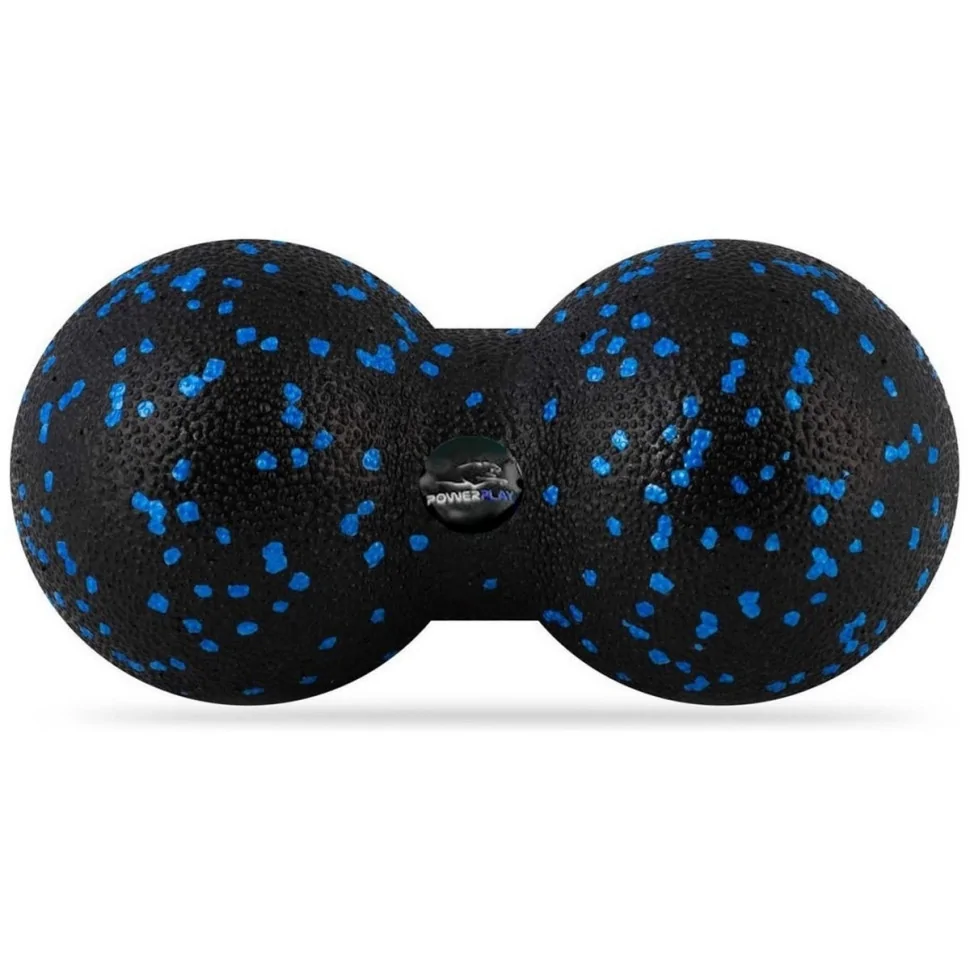 Набір м'ячів для масажу та йоги PowerPlay PP_4090_Blue, комплект з 2 штук