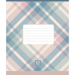 Тетрадь ученическая "Plaid pattern" Школярик 024-3345L-3 в линию, 24 листов