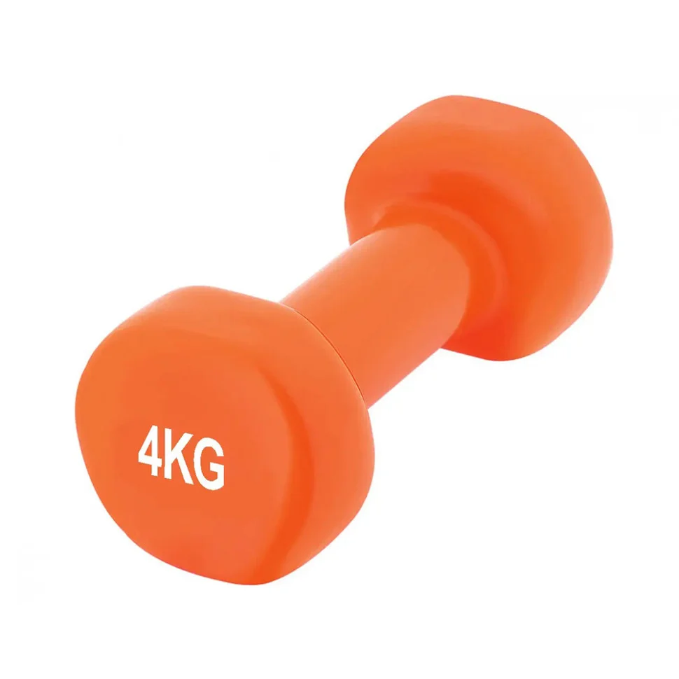 Гантелі вінілові Achilles PowerPlay PP_4125_4125_4kg_2in, 2*4 кг Помаранчеві 2 шт