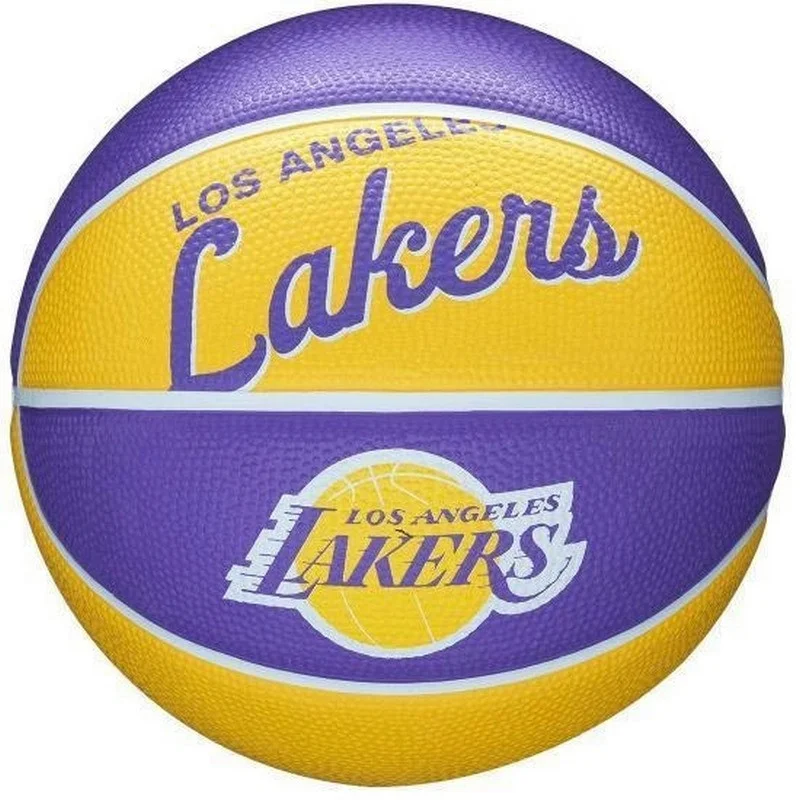Мяч баскетбольный NBA TEAM RETRO BSKT MINI LA LAKERS Wilson WTB3200XBLAL № 3