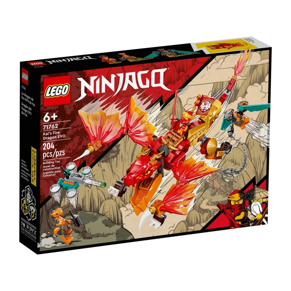 Конструктор LEGO Ninjago Огненный дракон ЭВО Кая 71762