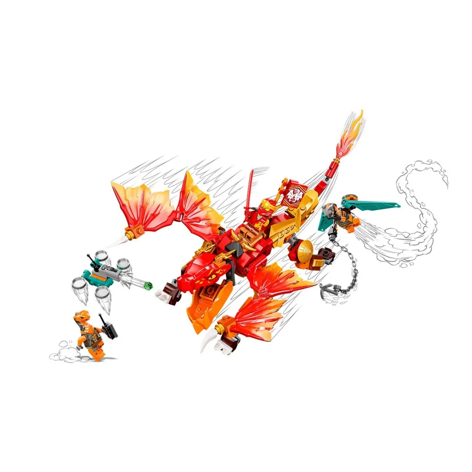 Конструктор LEGO Ninjago Огненный дракон ЭВО Кая 71762