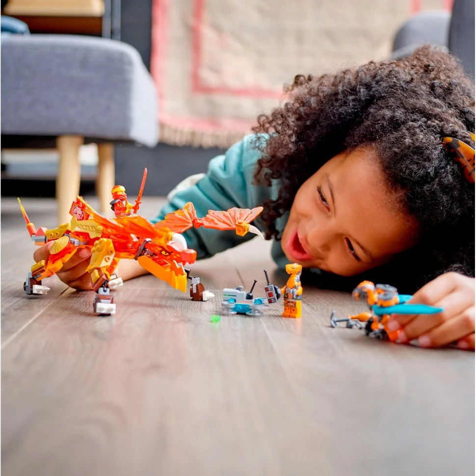 Конструктор LEGO Ninjago Огненный дракон ЭВО Кая 71762