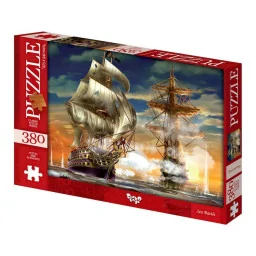 Пазл класичний "Морські баталії" Danko Toys C380-06-08, 380 елементів