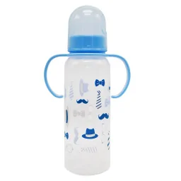 Пляшечка пластикова з ручками Mega Zayka MGZ-0207(Blue) 250 мл Пляшечка пластикова з ручками Mega Zayka MGZ-0207(Blue) 250 мл