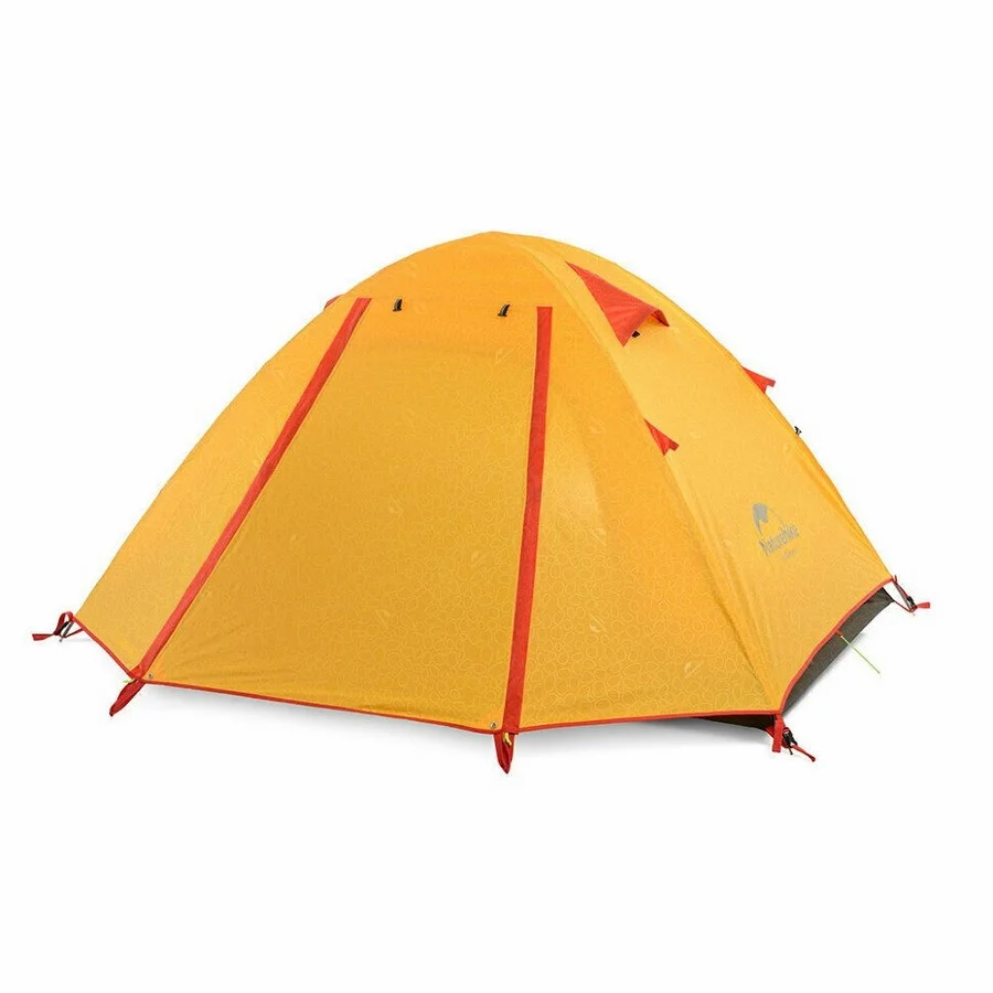 Палатка трехместная P-Series NH18Z033-P Naturehike 6975641887393, 210T/65D, оранжевый