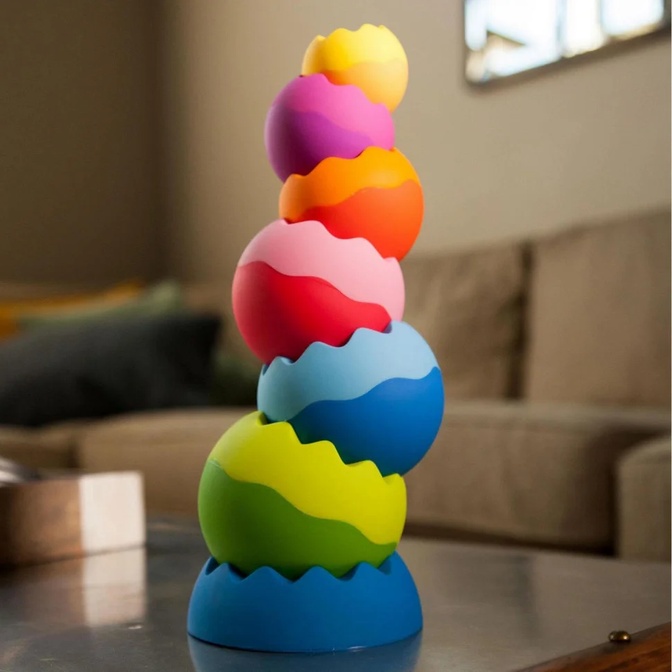Пирамидка-балансир Fat Brain Toys F070ML Tobbles Neo
