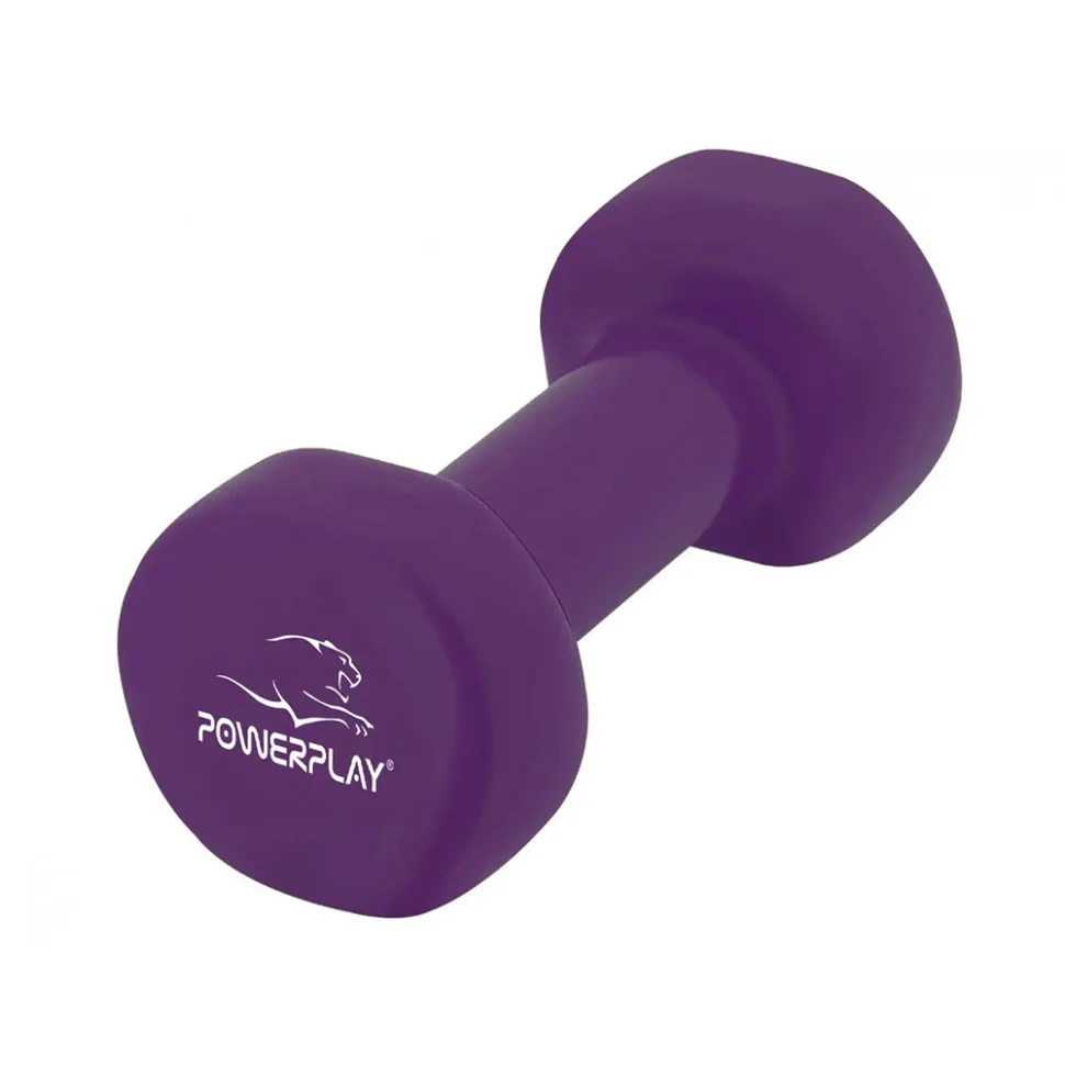 Гантель виниловая Achilles PowerPlay PP_4125_2.5kg, 2.5 кг Фиолетовая 1 шт