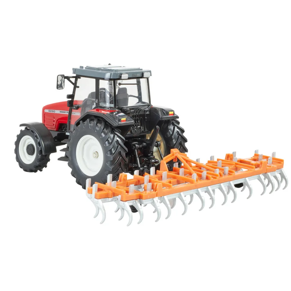 Модель Трактор Massey Ferguson 6290 Britains 43335B 1:32 с культиватором 