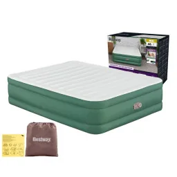 Велюр кровать Bestway 69646 с встроенным насосом 203 х 152 х 46 см 