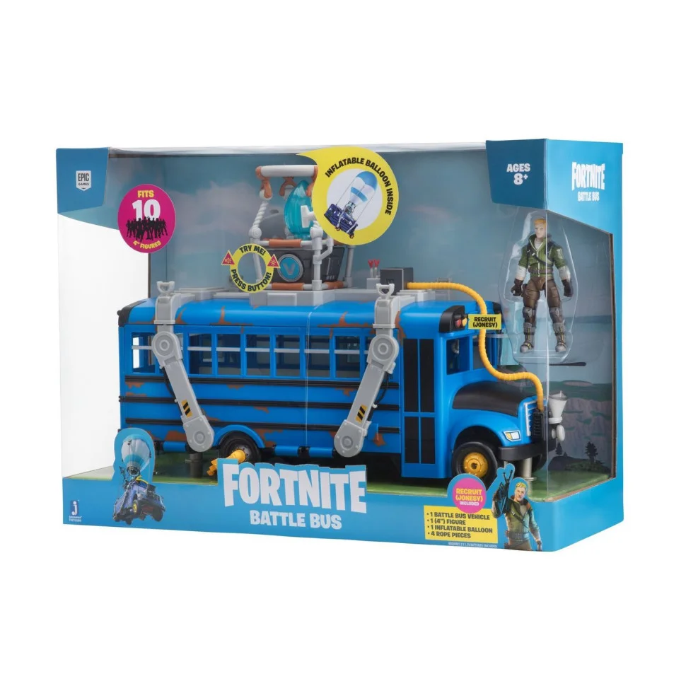 Игровой набор Fortnite Deluxe Vehicle Battle Bus, автобус и фигурка FNT0380