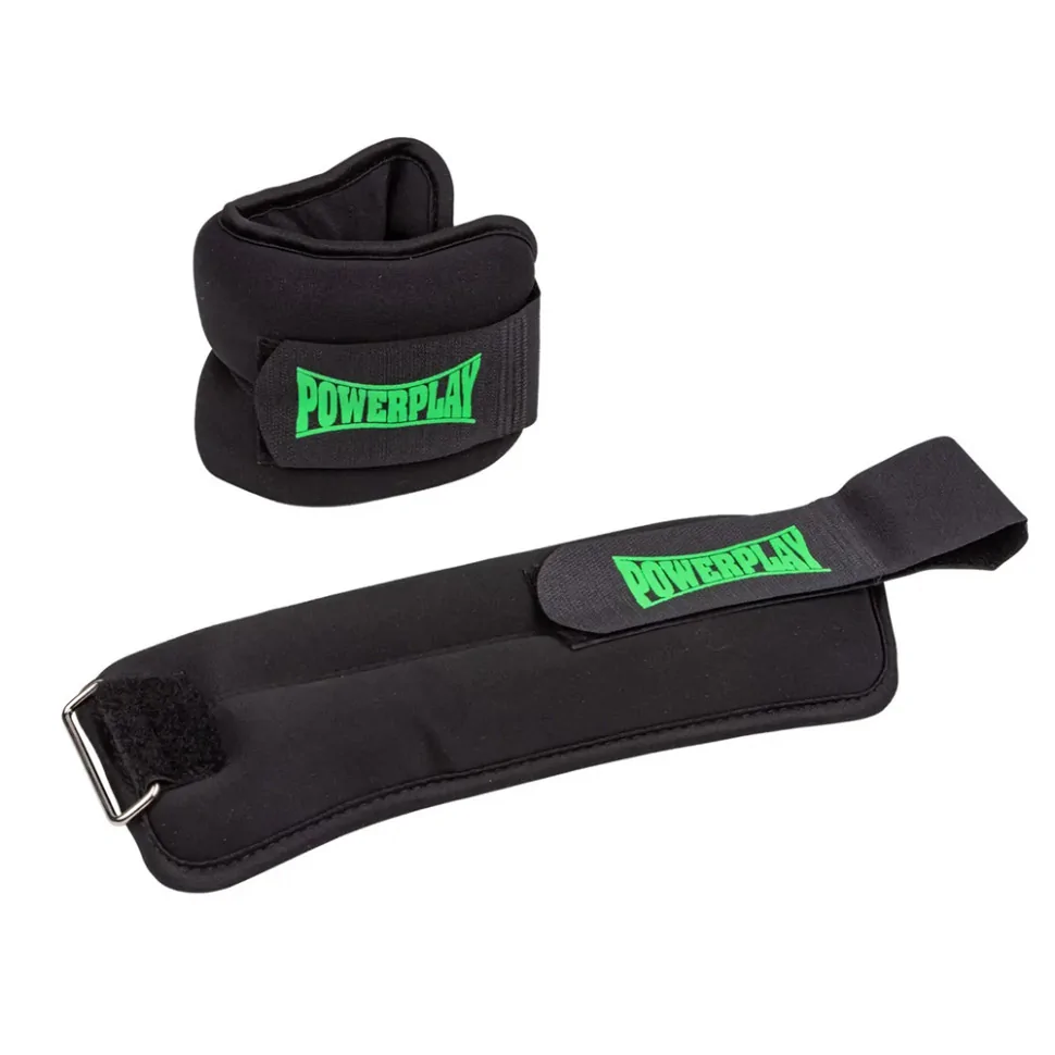 Манжети-обважнювачі універсальні PowerPlay PP_4335_2kg_Black, Чорні, 2 шт