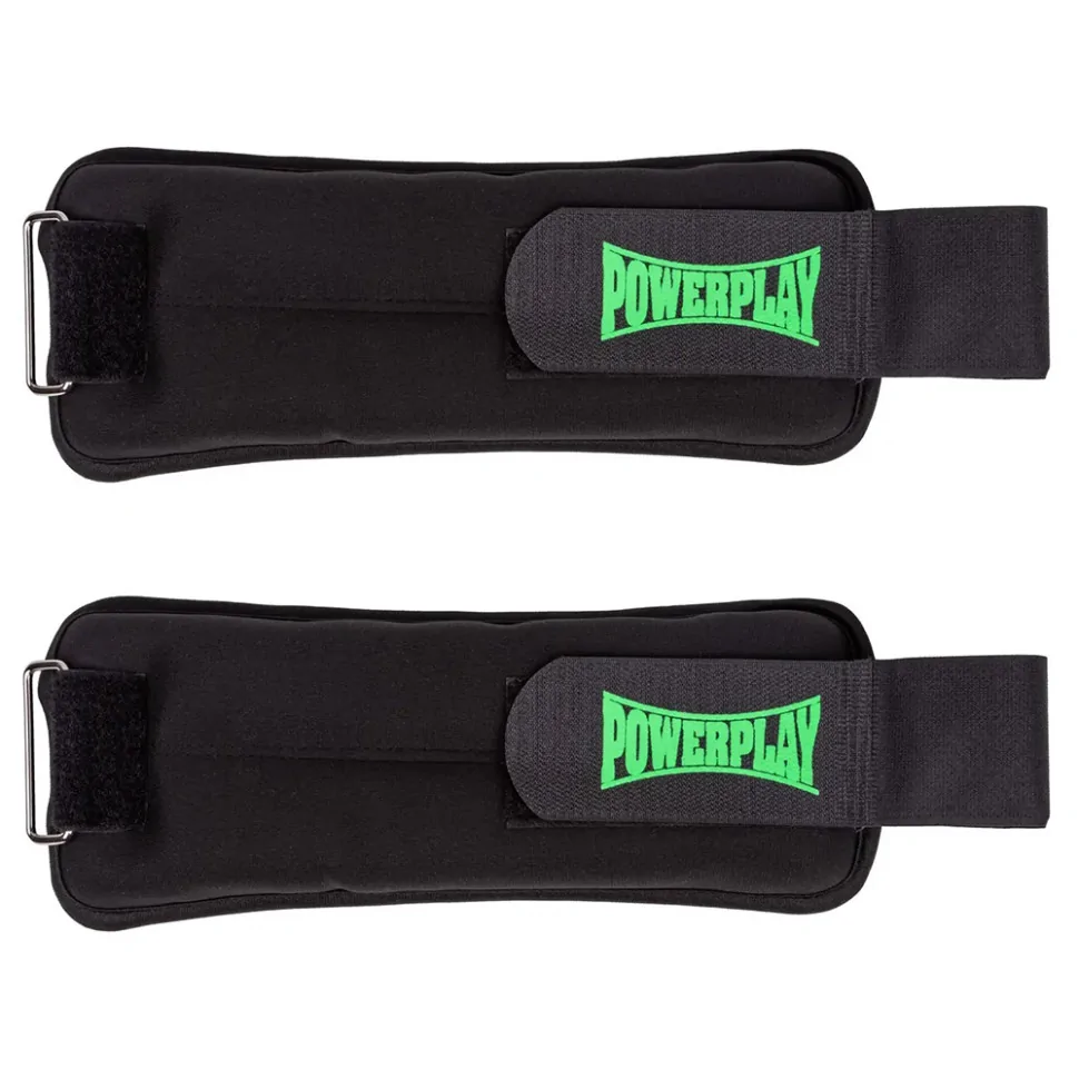 Манжети-обважнювачі універсальні PowerPlay PP_4335_2kg_Black, Чорні, 2 шт