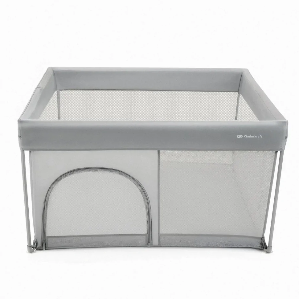 Детская кровать-манеж Ziki Kinderkraft KLZIKI00GRY0000 Grey