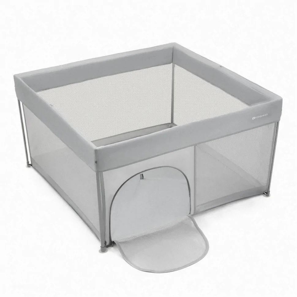 Детская кровать-манеж Ziki Kinderkraft KLZIKI00GRY0000 Grey