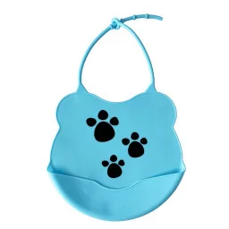 Дитячий слинявчик Міні Mega Zayka MGZ-0604(Blue) силіконовий Дитячий слинявчик Міні Mega Zayka MGZ-0604(Blue) силіконовий