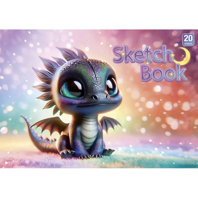 Альбом для малювання Школярик PB-GB-020-8515-1 склейка 20 акрушів
