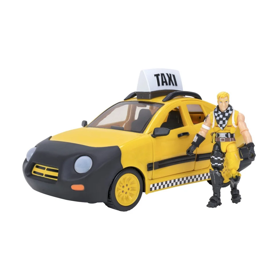Ігровий набір Fortnite Joy Ride Vehicle Taxi Cab, автомобіль і фігурка FNT0817