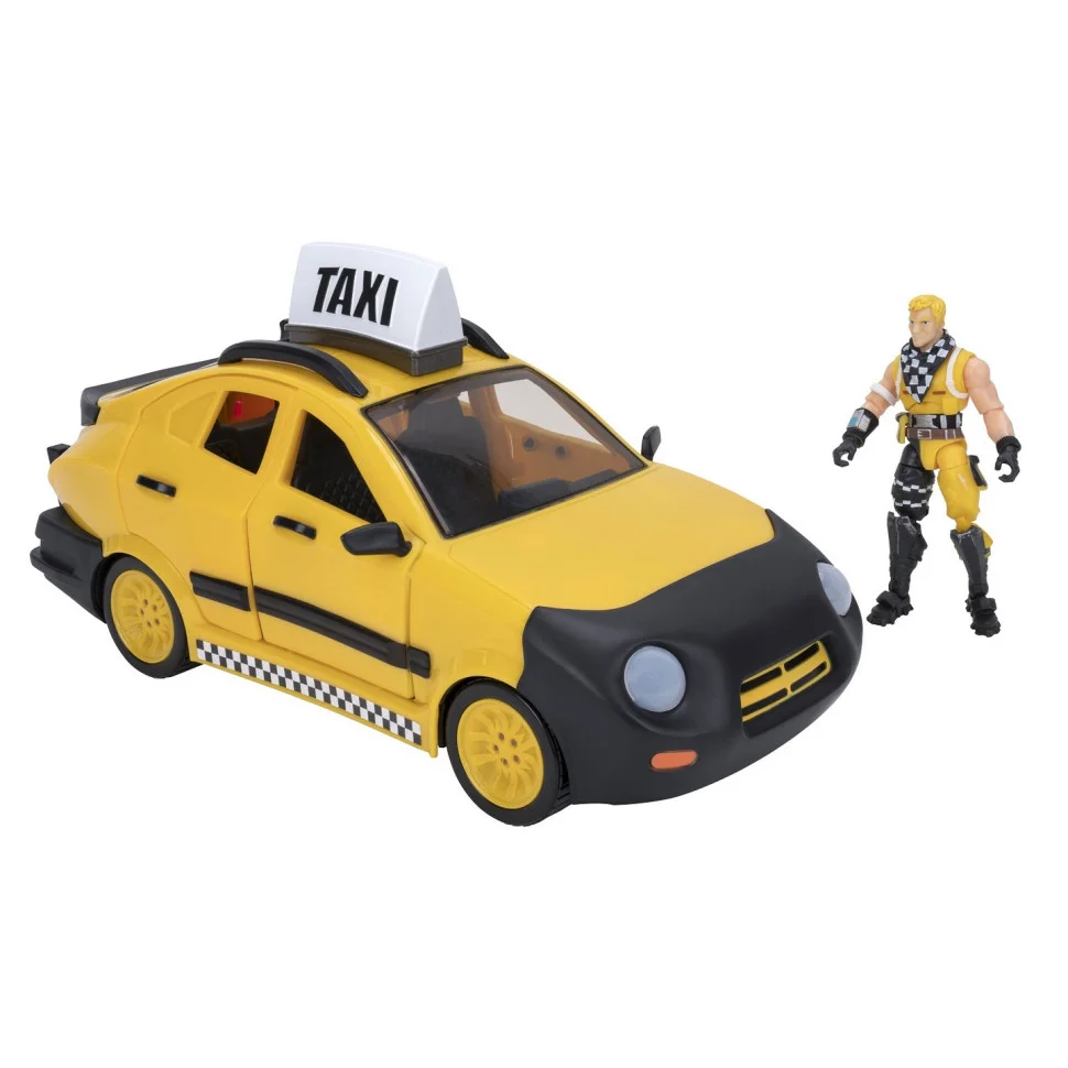 Ігровий набір Fortnite Joy Ride Vehicle Taxi Cab, автомобіль і фігурка FNT0817