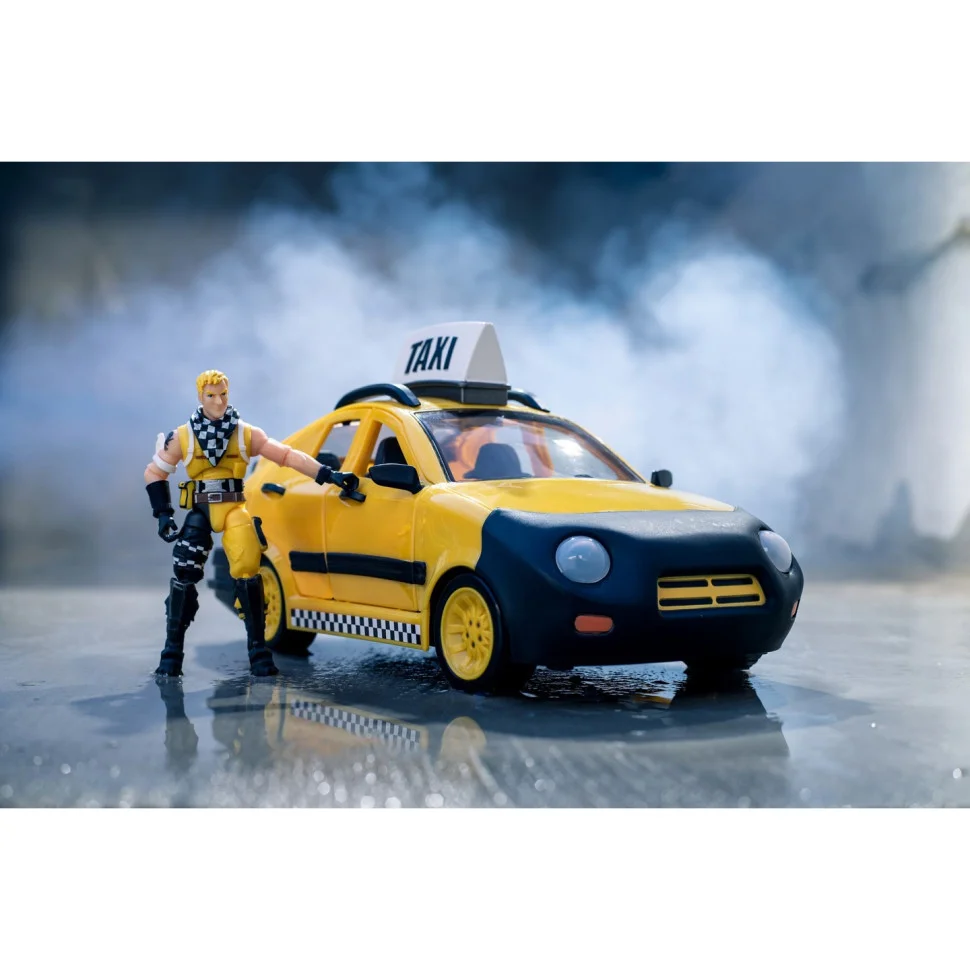 Ігровий набір Fortnite Joy Ride Vehicle Taxi Cab, автомобіль і фігурка FNT0817