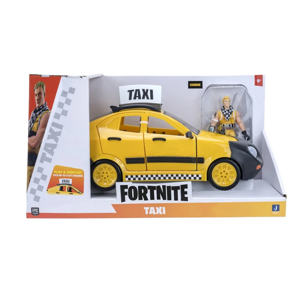 Ігровий набір Fortnite Joy Ride Vehicle Taxi Cab, автомобіль і фігурка FNT0817