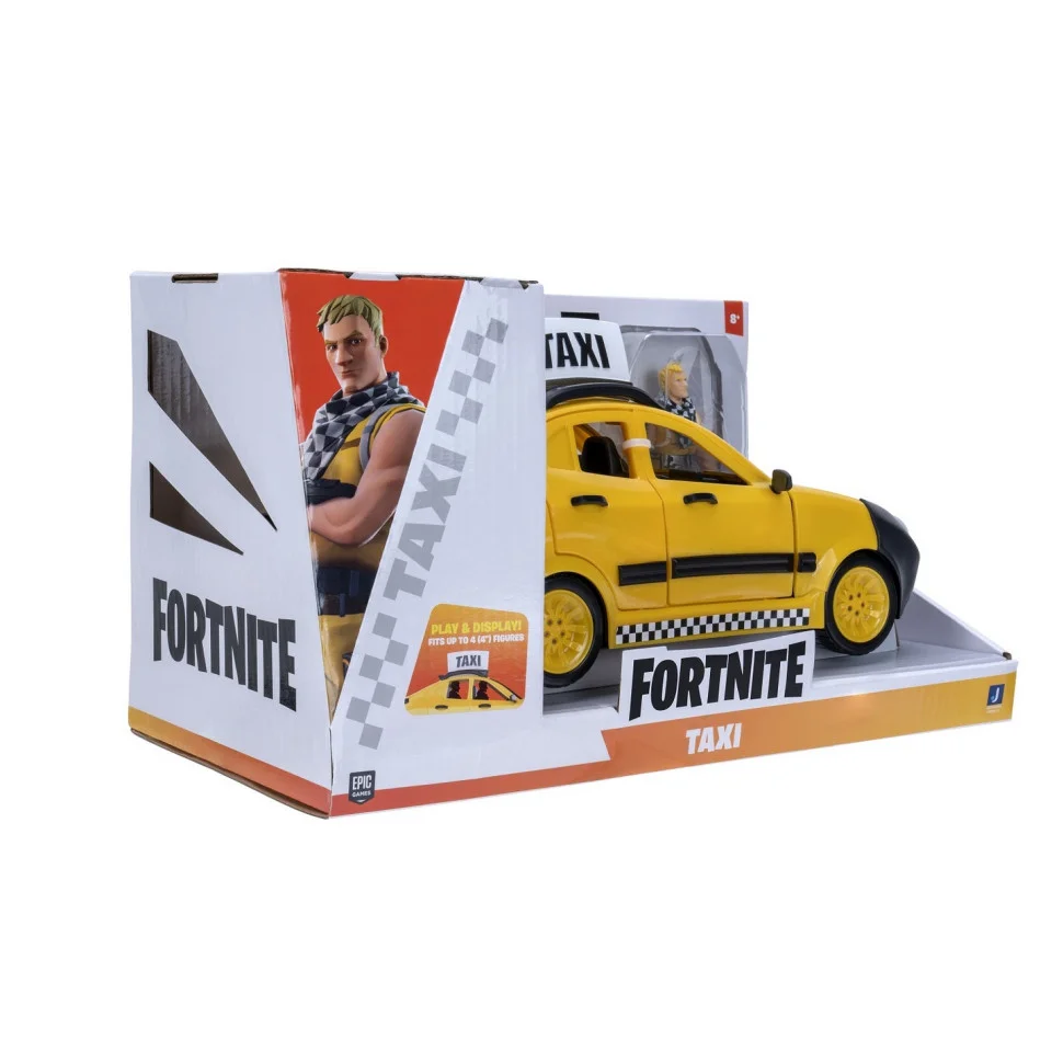 Ігровий набір Fortnite Joy Ride Vehicle Taxi Cab, автомобіль і фігурка FNT0817