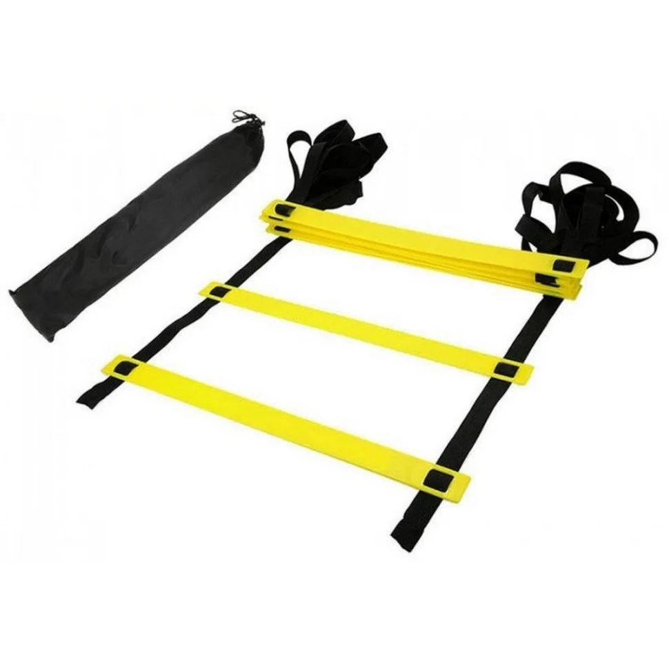 Координаційні сходи для тренування швидкості Agility Speed Ladder Power System PS-4087 Black/Yellow