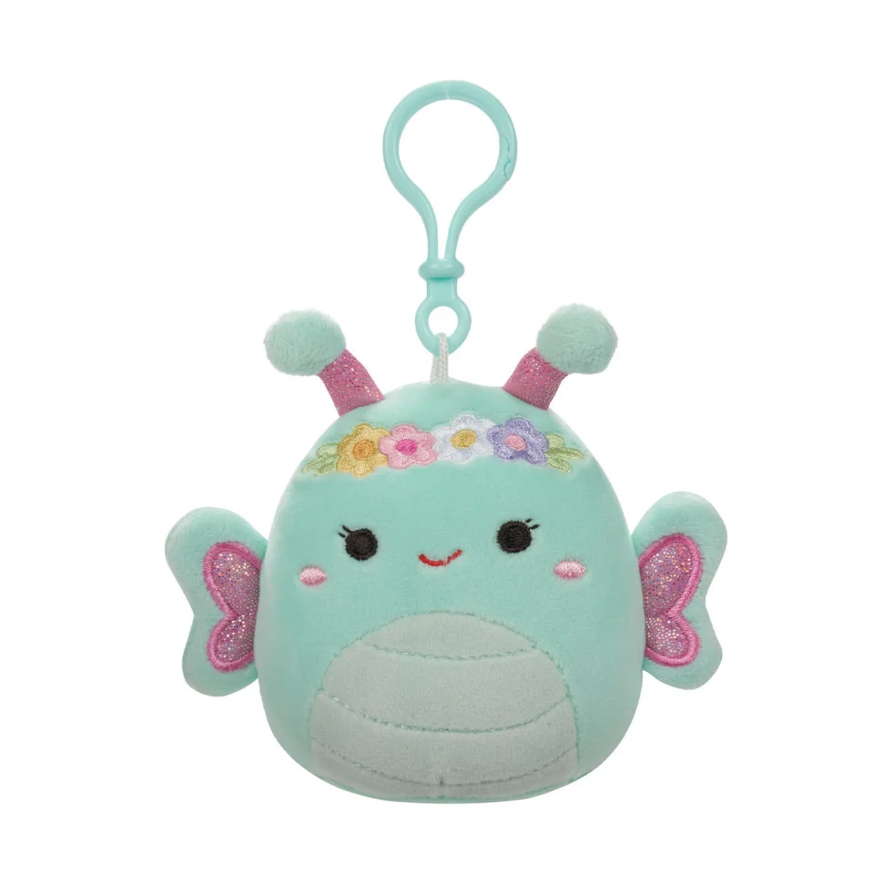 М'яка іграшка Метелик Рейна Squishmallows SQCP00181 на кліпсі 9 см