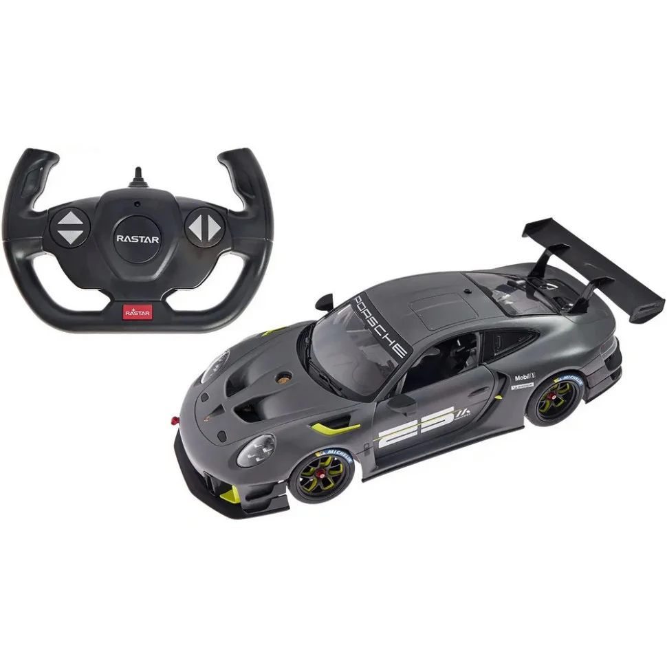 Машинка на радіокеруванні Porsche 911 GT2 RS Clubsport 25 Rastar 99560 grey 1:14