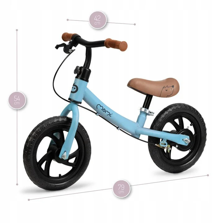 Детский Биговел Breki MoMi ROBI00057 синий, колесо 30,5 см