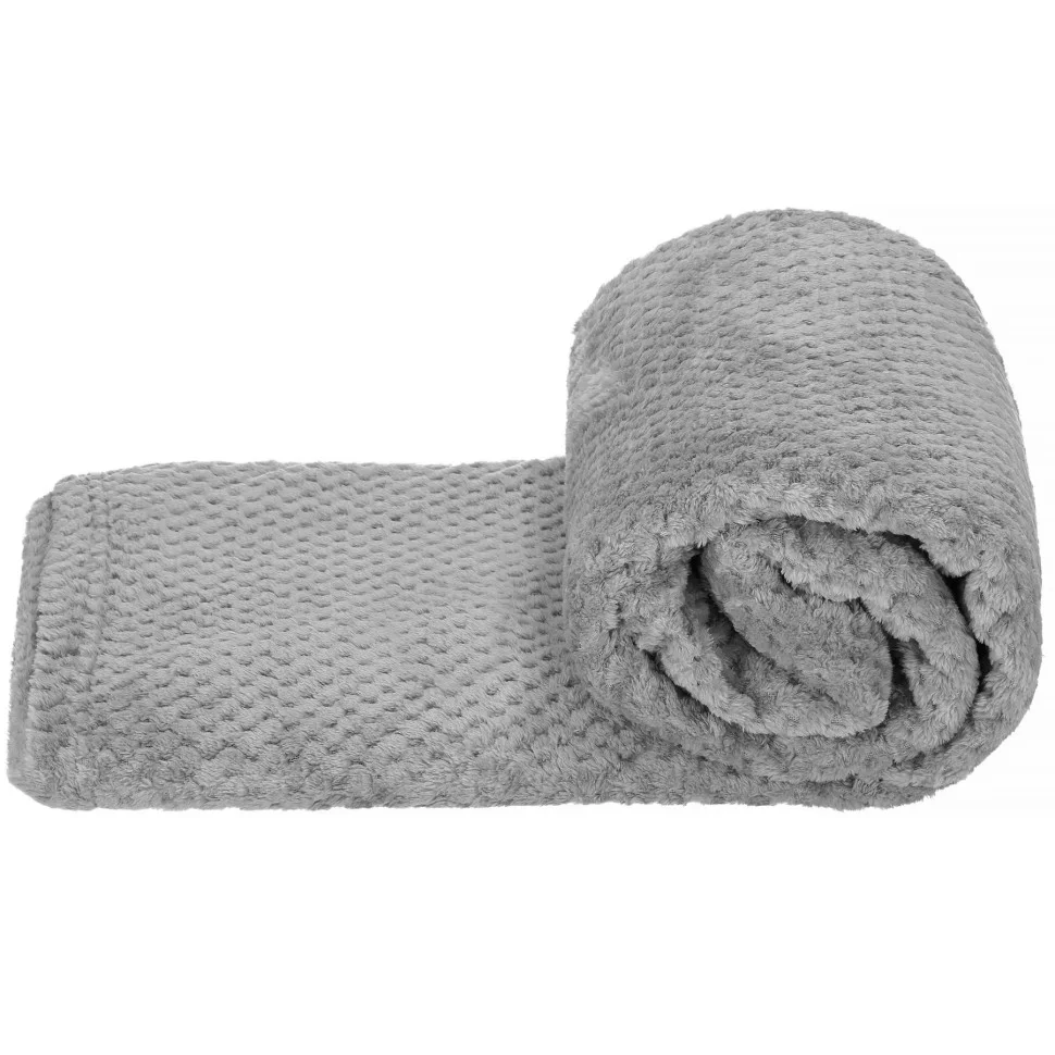 Плед-покривало Extra Soft Springos HA7091 темно-сірий 150x200 см