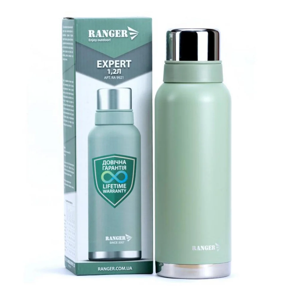 Термос Ranger Expert 1,2 л оливковий RA 9921