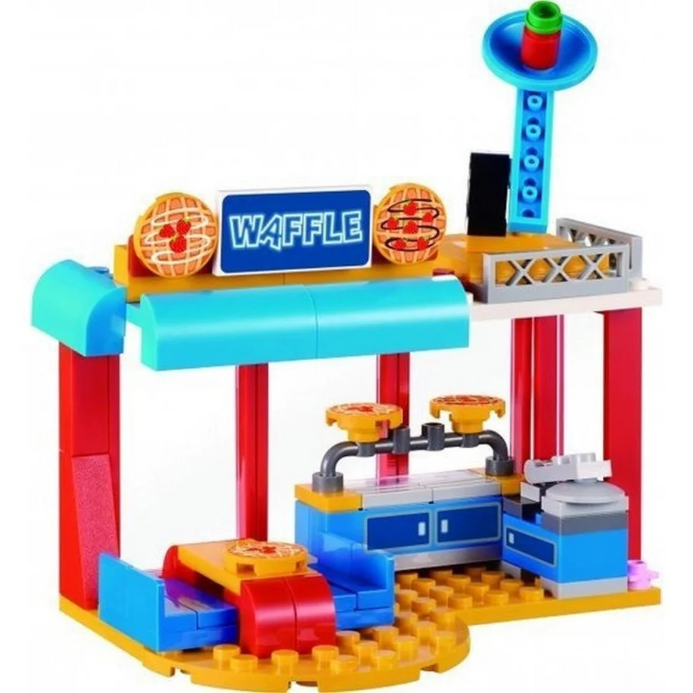 Конструктор Super Wings Small Blocks Buildable Vehicle Set вантажівка і магазин EU385008