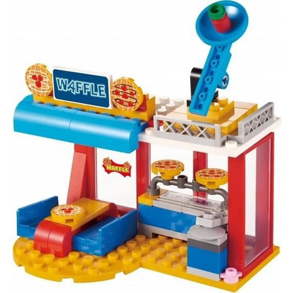 Конструктор Super Wings Small Blocks Buildable Vehicle Set вантажівка і магазин EU385008