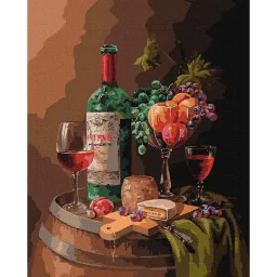 Картина за номерами "Романтична вечеря" ©MariaGordeevaART Ідейка KHO5659, 40x50 см  