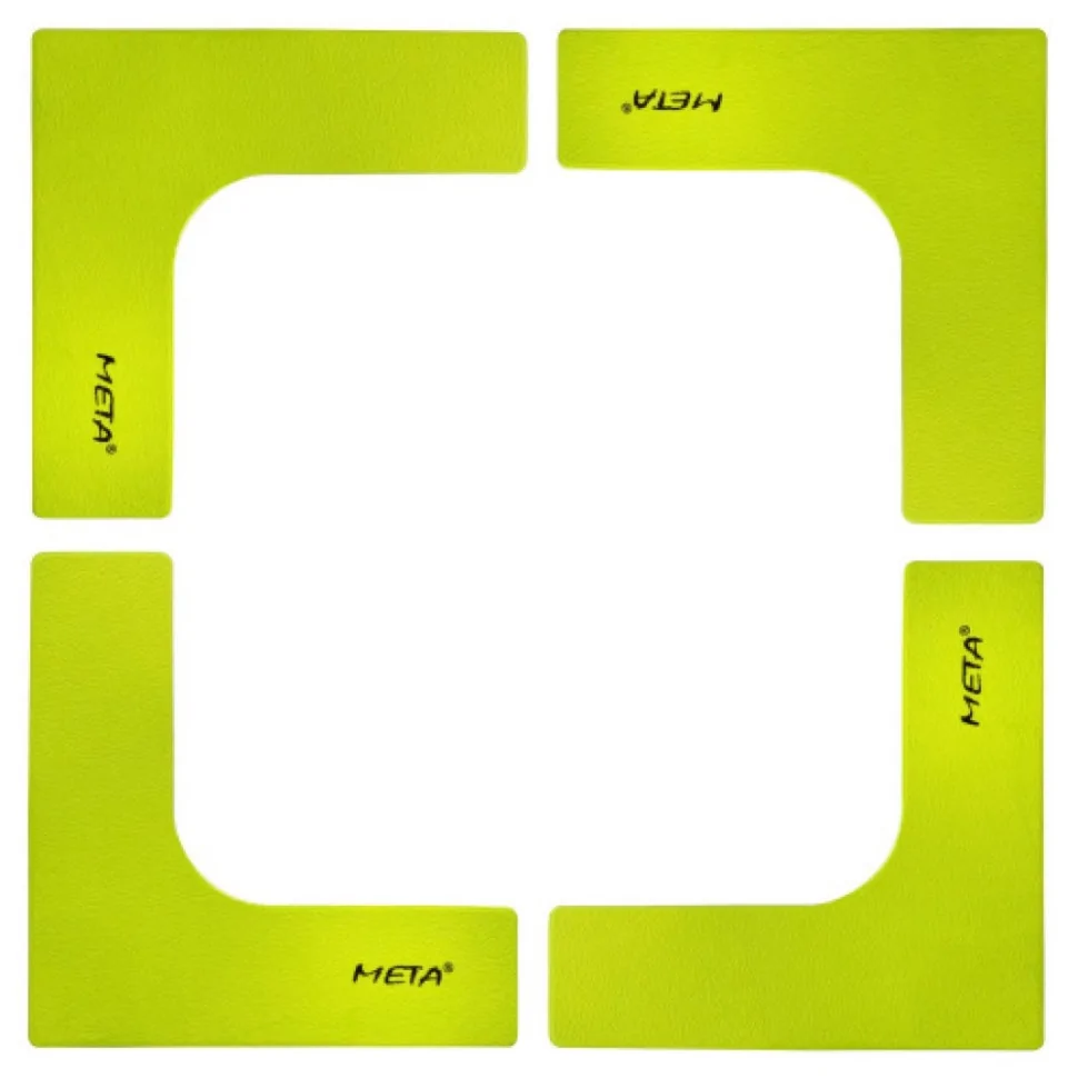 Набір плоских кутових фішок-маркерів Flat Corner Marker Meta 4004000100, 4 шт