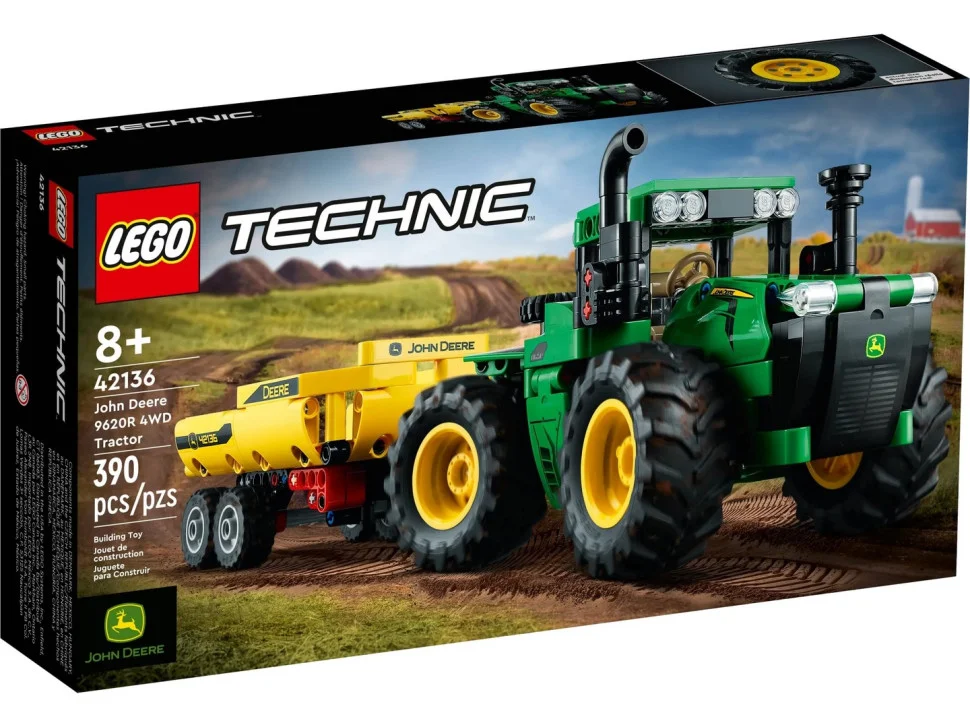 Конструктор LEGO Technic John Deere 9620R 4WD Tractor 42136