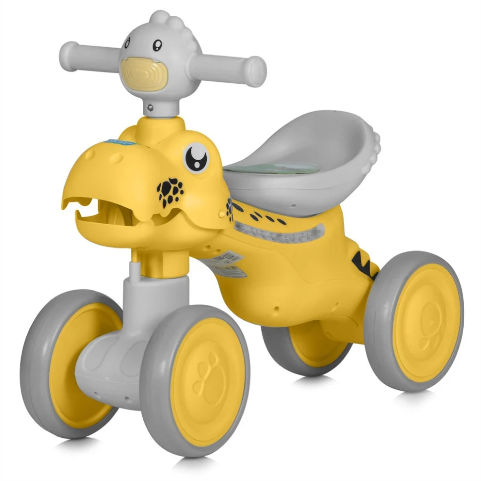 Дитяча каталка-толокар Bambi M 6025E-6 жовтий, до 25 кг