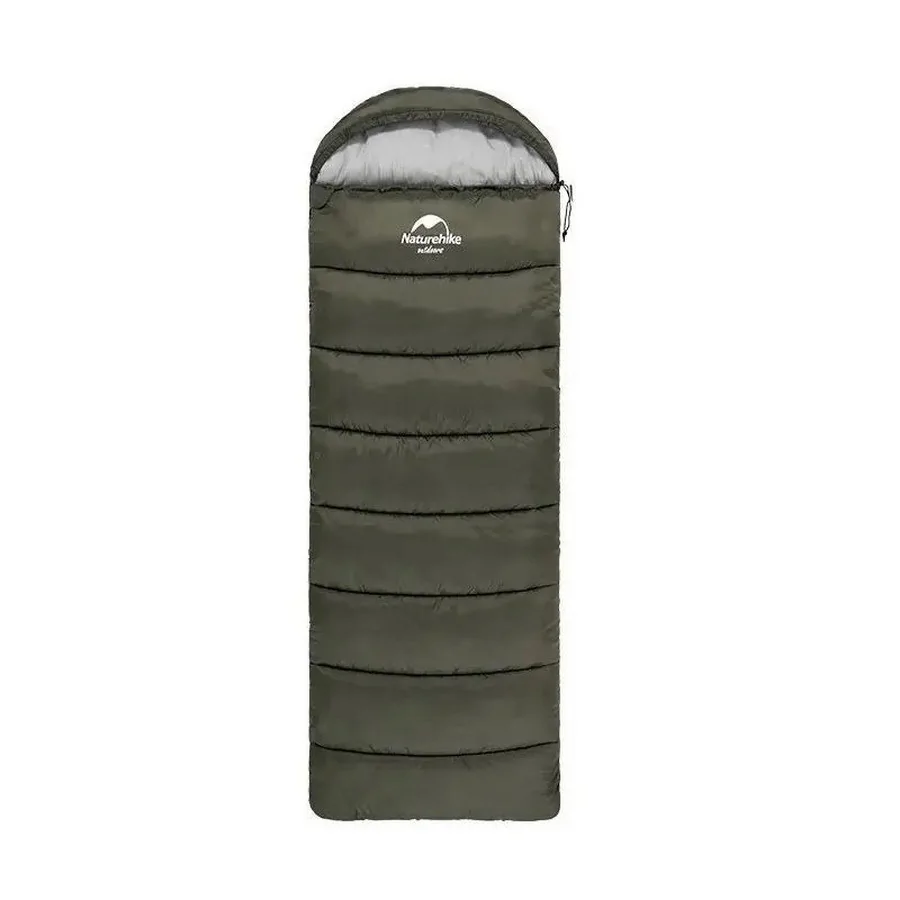 Спальник с капюшоном U250S NH20MSD07 Naturehike 6927595764305-L (0°C), левый, темно-зеленый