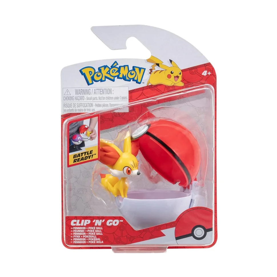 Игровой набор Феннекин в покеболе Pokemon W14 PKW3132 игровая фигурка, покебол