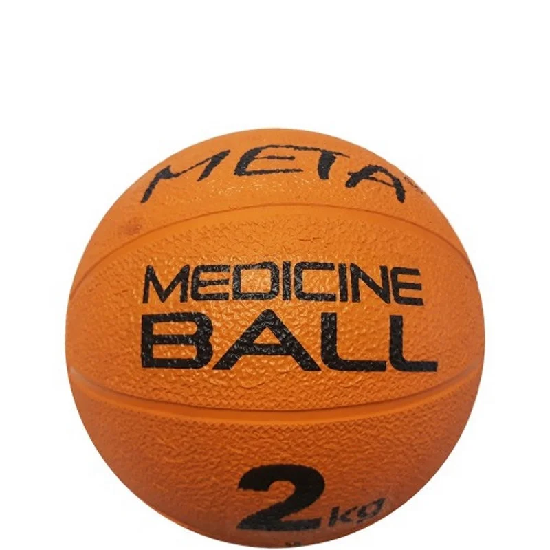 Медбол Colour Medicine Ball 2 kg Meta 3000200100 оранжевый 19,5 см